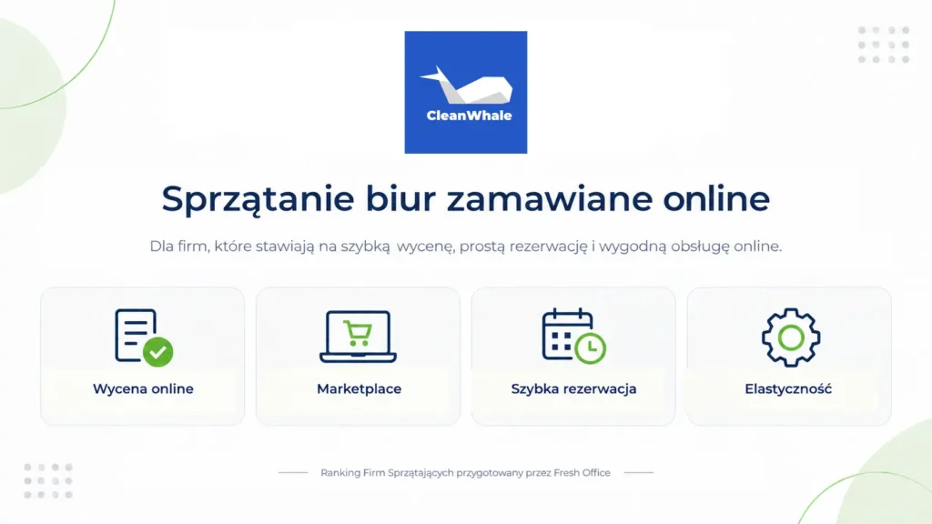 Ranking firm sprzątających – CleanWhale