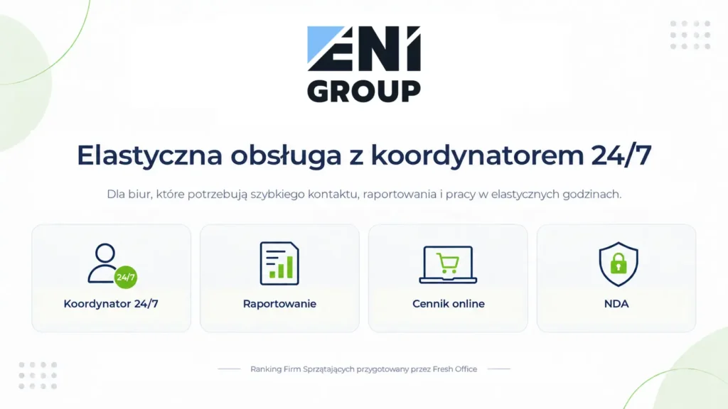Ranking firm sprzątających – ENIGroup