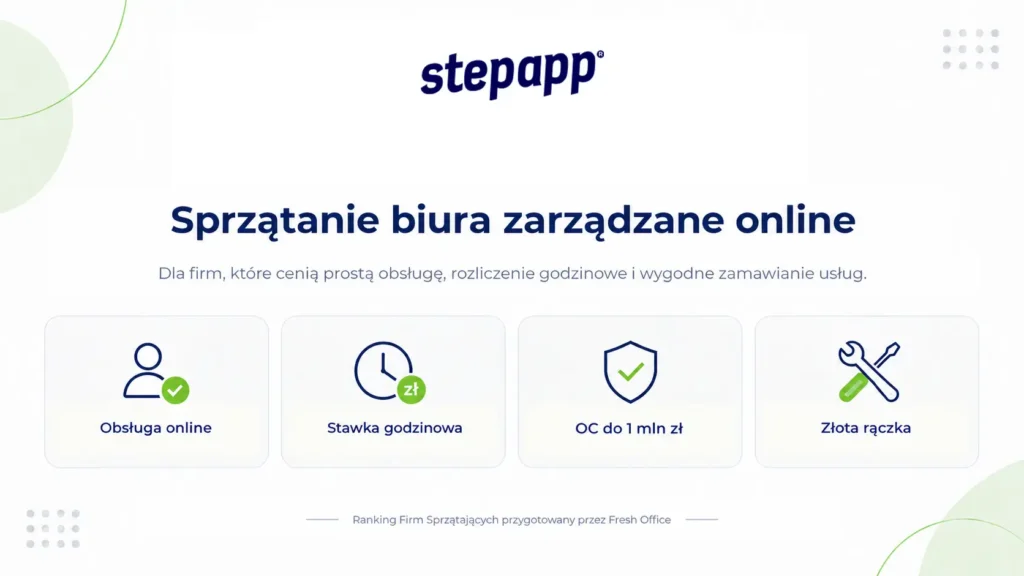 Ranking firm sprzątających – Stepapp